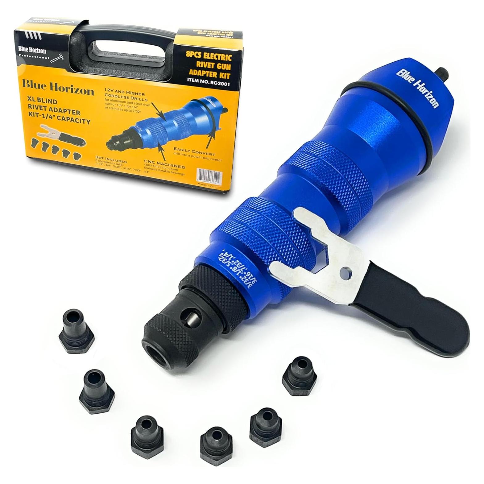 Adaptador de Remachadora Blue Horizon RN2001 para Taladro 0.86 kg