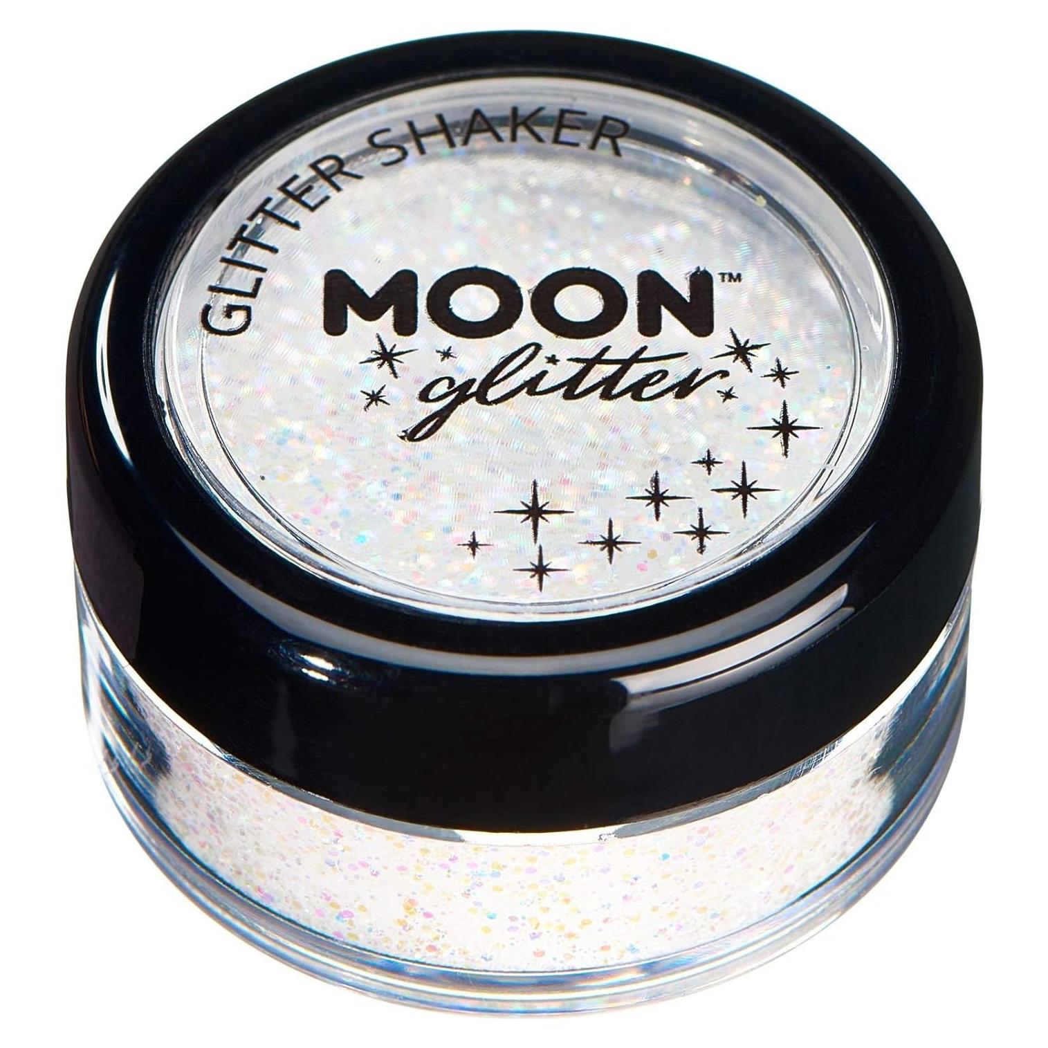 Brillo Cosmético Moon Glitter Blanco 2.83g - Cara, Cuerpo, Uñas