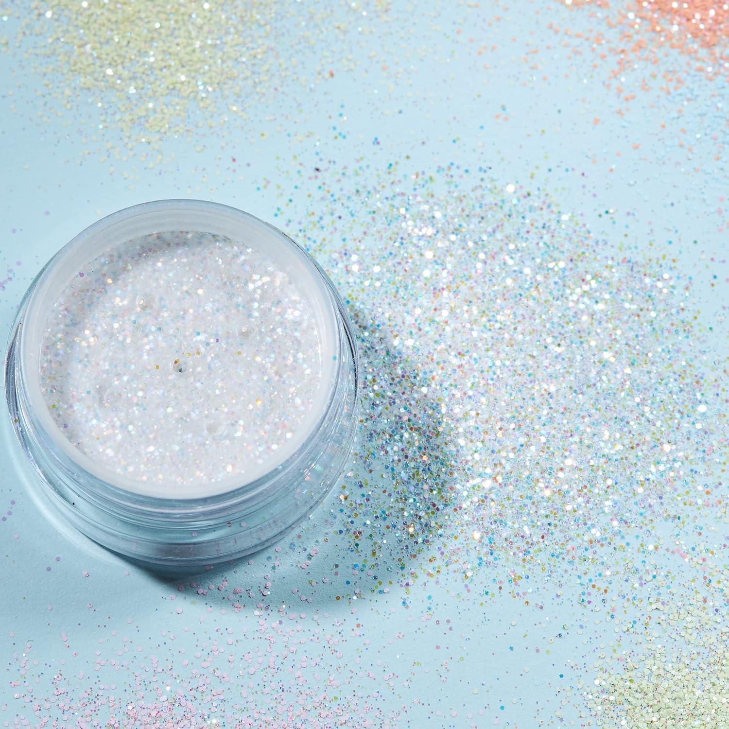 Brillo Cosmético Moon Glitter Blanco 2.83g - Cara, Cuerpo, Uñas