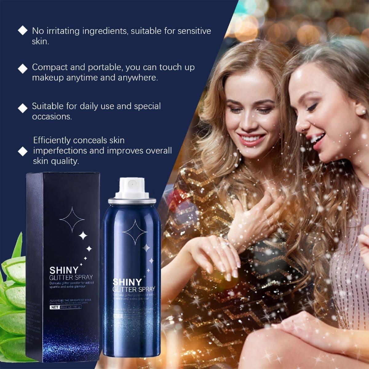 Spray de Brillo Corporal Genérico 62.5 ml - Efecto Glamour