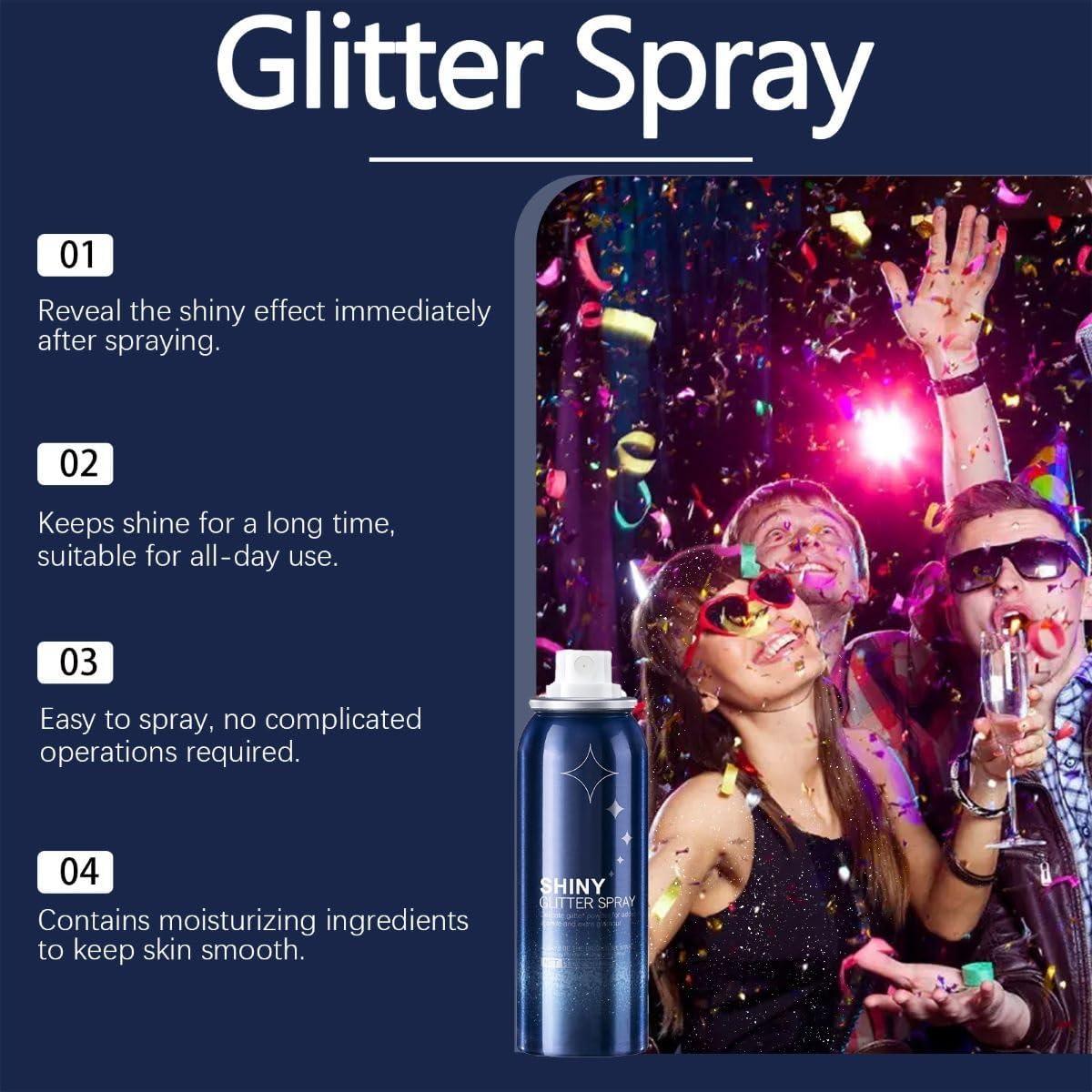 Spray de Brillo Corporal Genérico 62.5 ml - Efecto Glamour