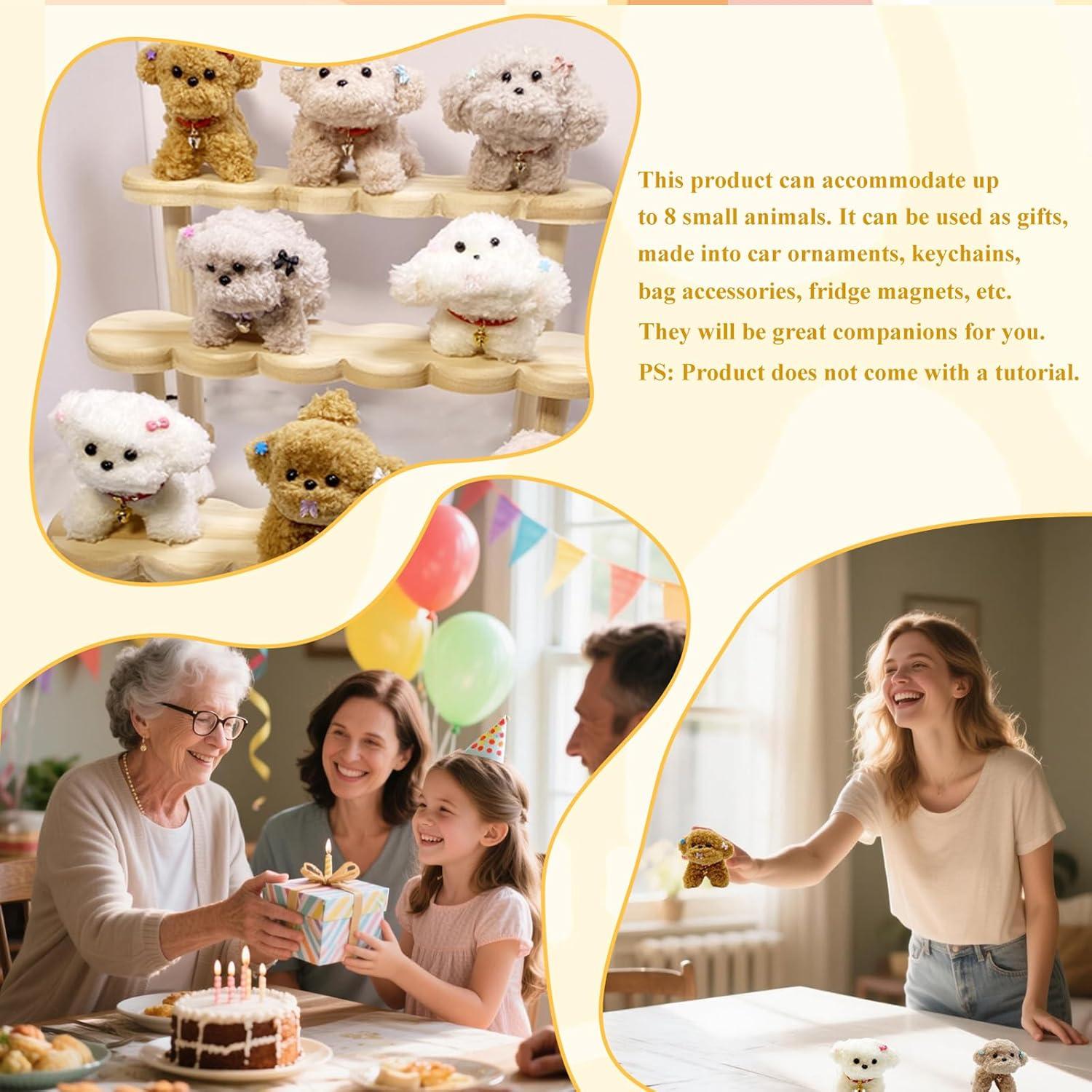 Kit de Manualidades 100 Piezas - 8 Varillas Chenille Pastel