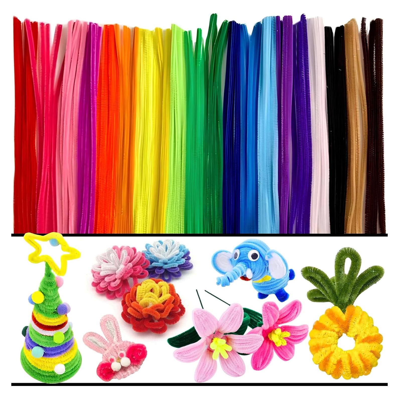 400 Limpiapipas Chenille MITINU 30.48cm 20 Colores Manualidades