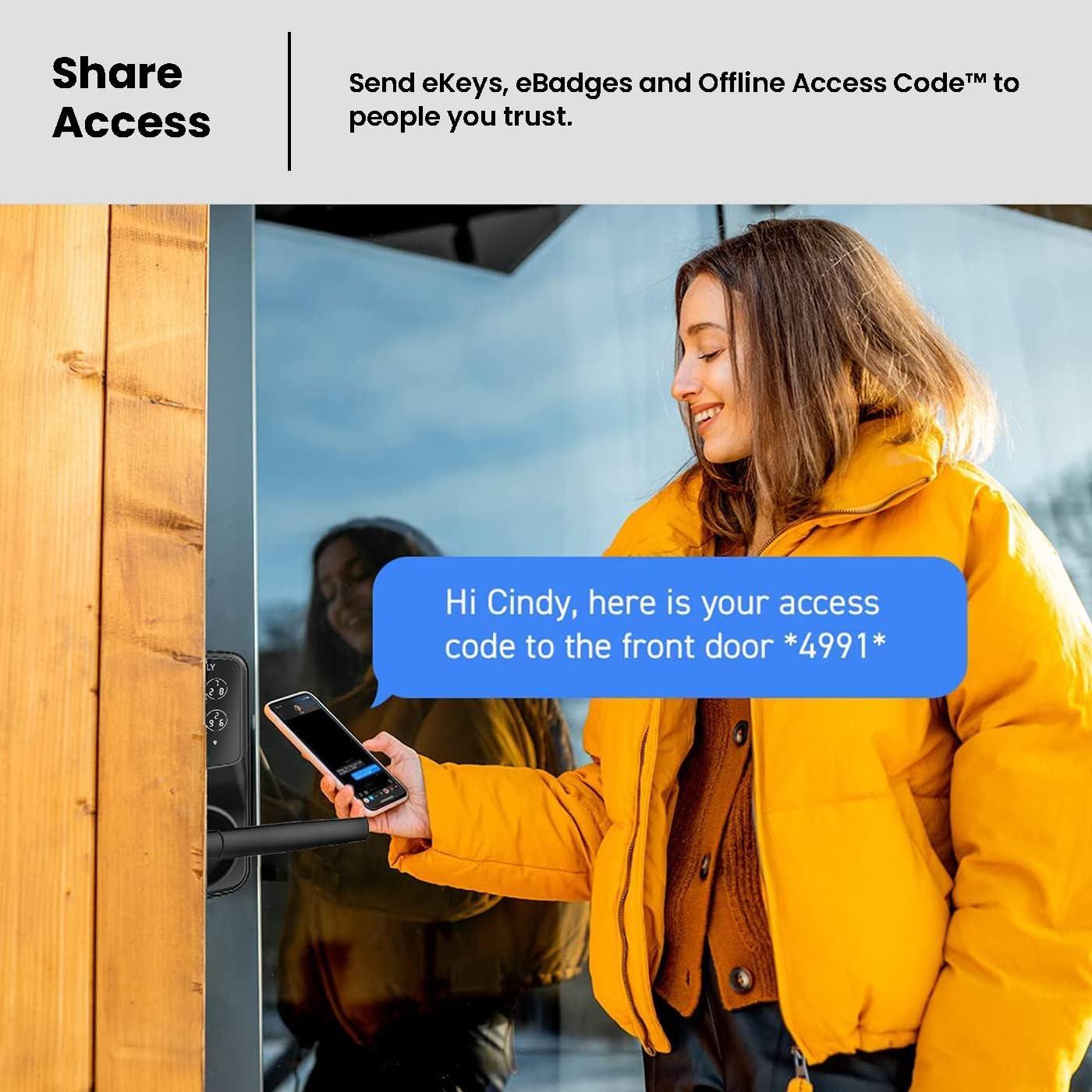 Cerradura Inteligente Lockly Secure Plus - Negro Mate