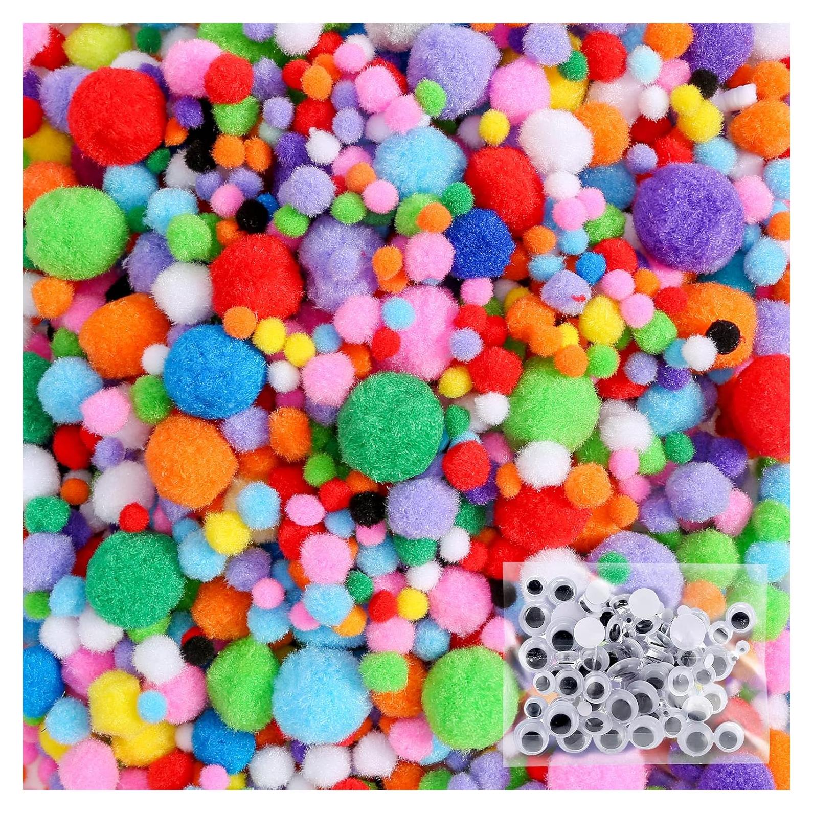 Juego de Pompones Multicolor Caydo 1400 Piezas DIY Manualidades