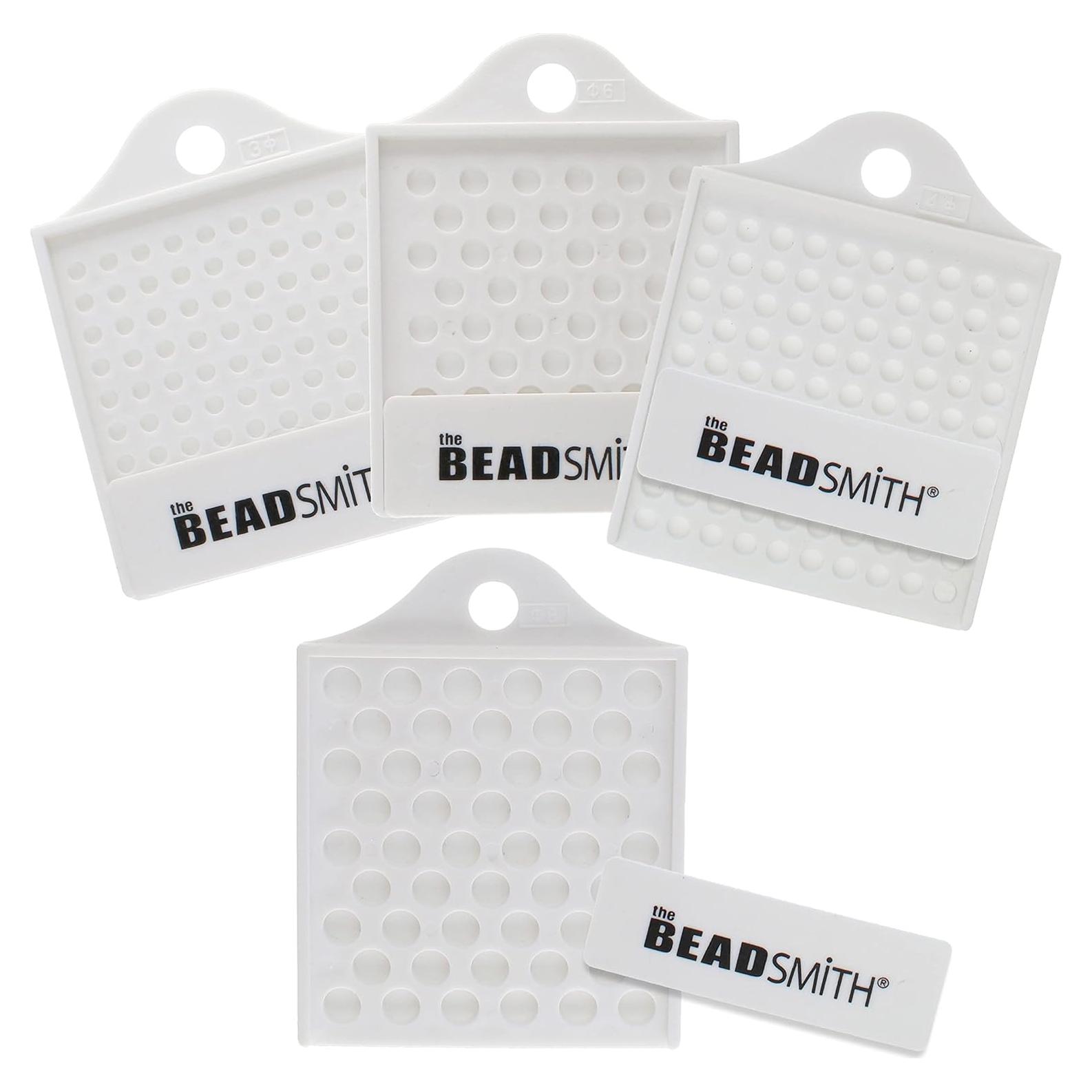 Juego de Contadores de Perlas The Beadsmith - 4 Bandejas 3-8mm