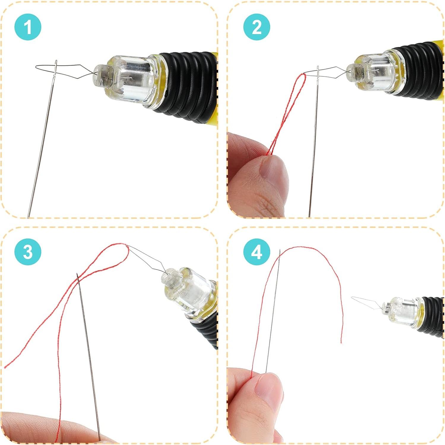 Enhebradores de Agujas LED WILLBOND - 2 Piezas Iluminadas