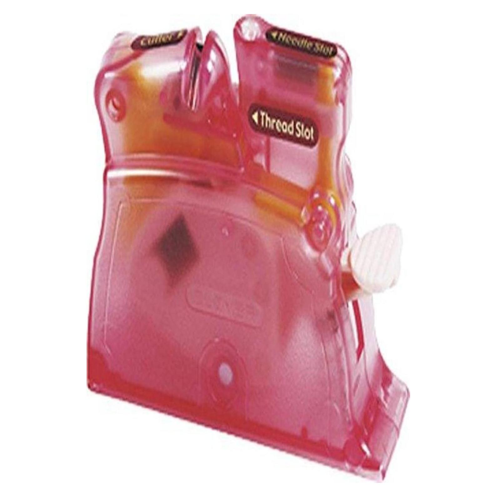 Enhebrador de Agujas de Escritorio Clover 4073 Rosa