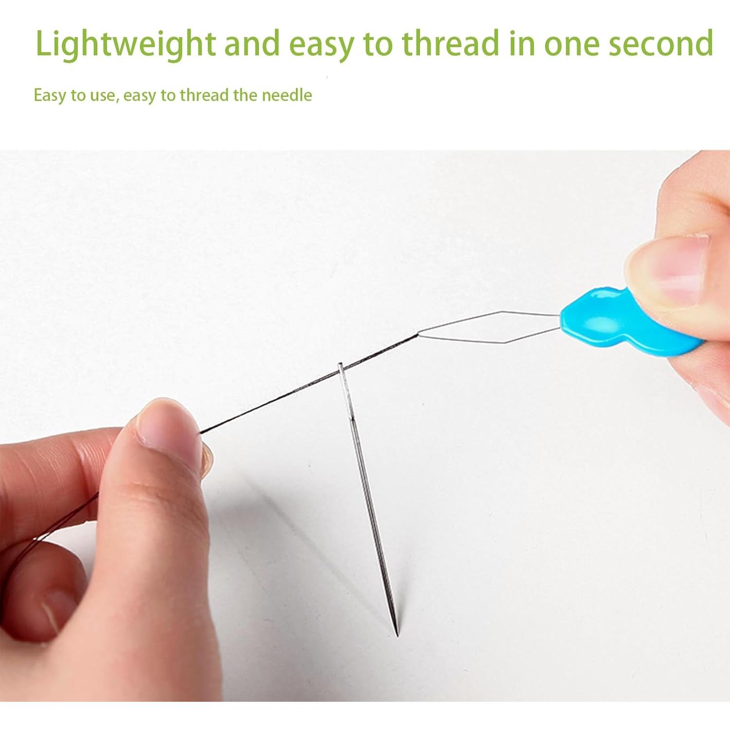 100 Enhebradores de Agujas de Plástico Tufeifrank para Costura