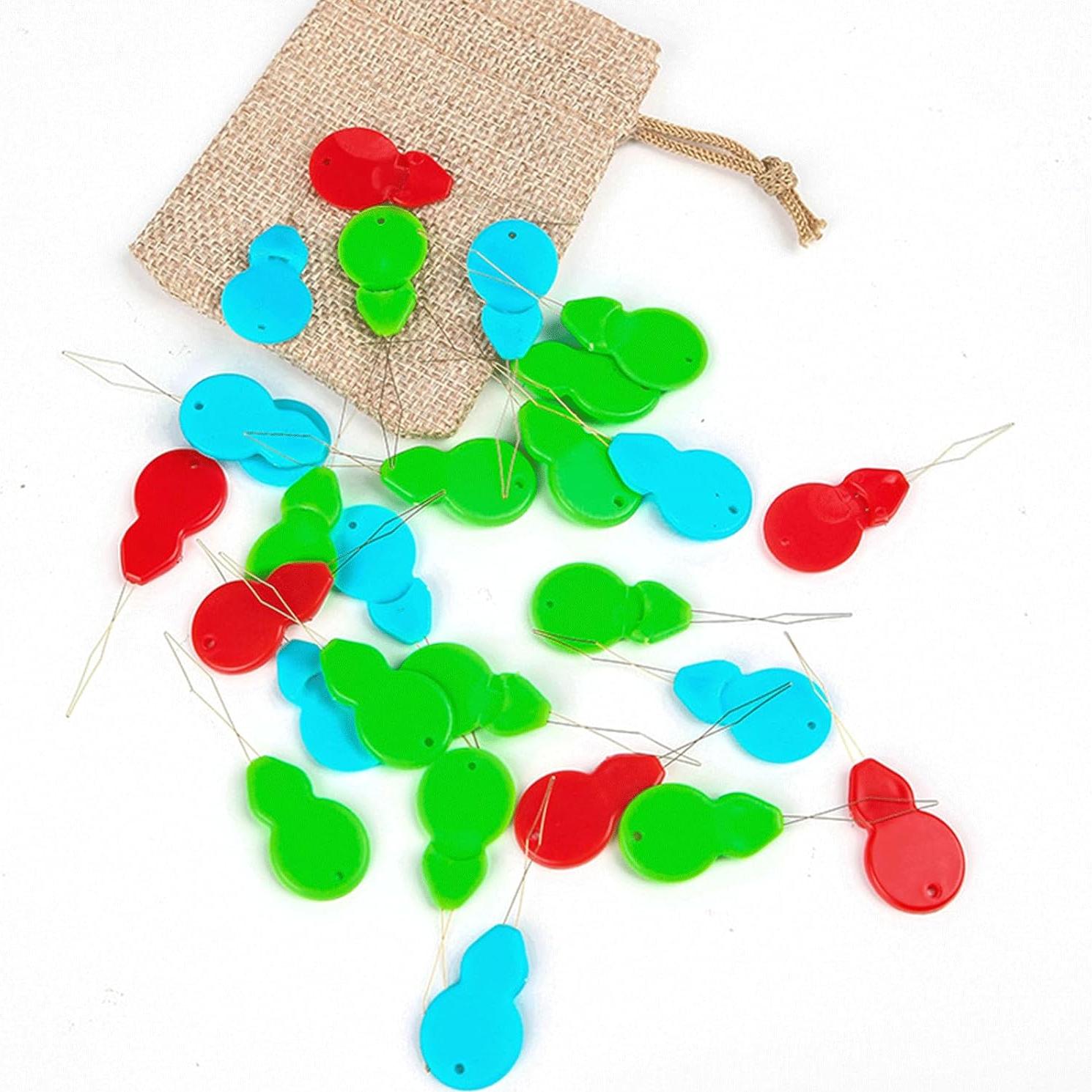 100 Enhebradores de Agujas de Plástico Tufeifrank para Costura