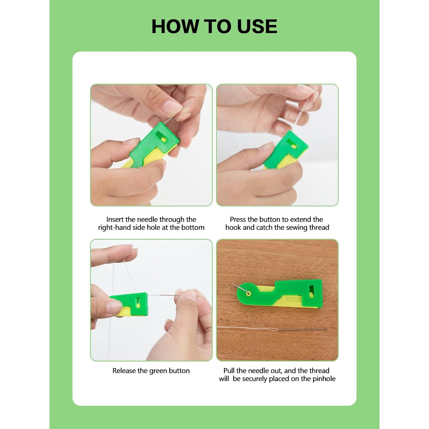 Enhebrador Automático de Agujas Eoglirie - 4 Unidades