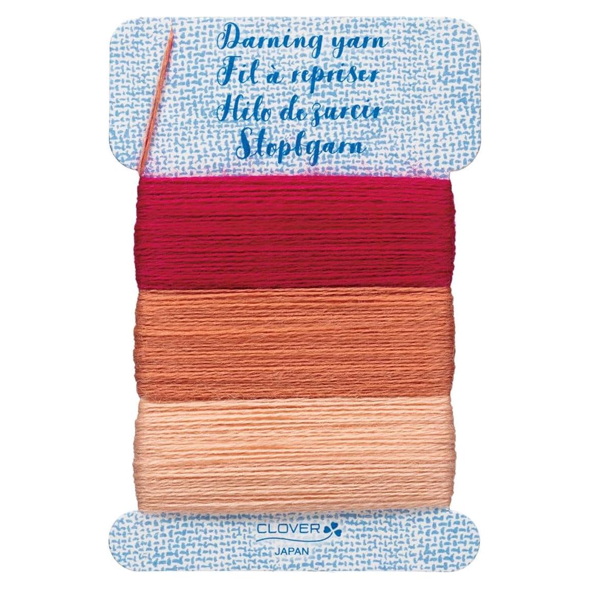 Hilo de Remendar Clover Rosa 160cm 50% Lana 50% Acrílico