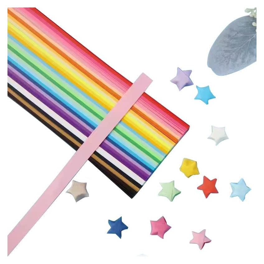 540 Hojas Papel de Origami Colorido 27 Colores para Manualidades