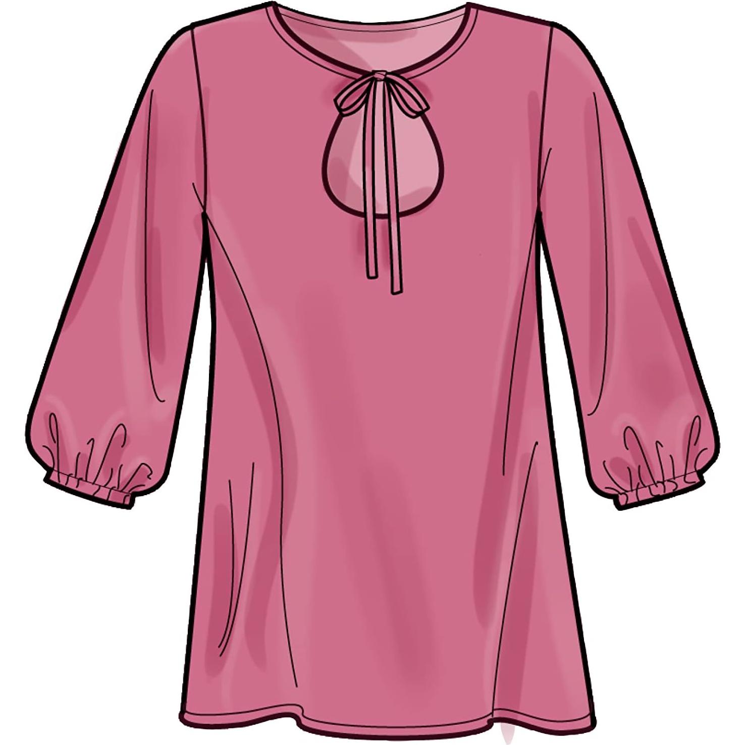 Kit de Patrón de Costura Simplicity S9469 para Blusas Tallas 16-24