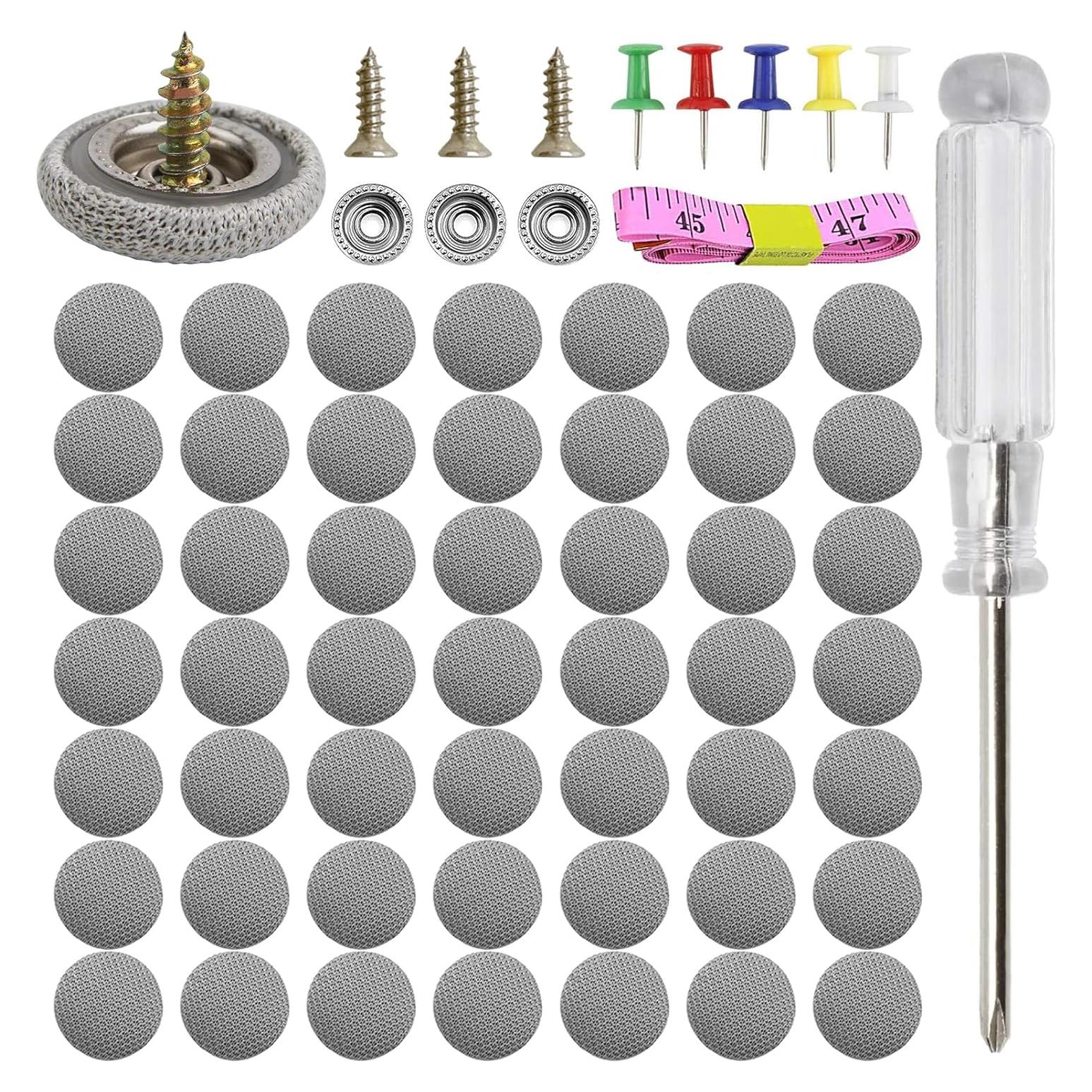 Kit de Reparación de Techo de Auto Griine 50 Piezas Cuadrícula Gris