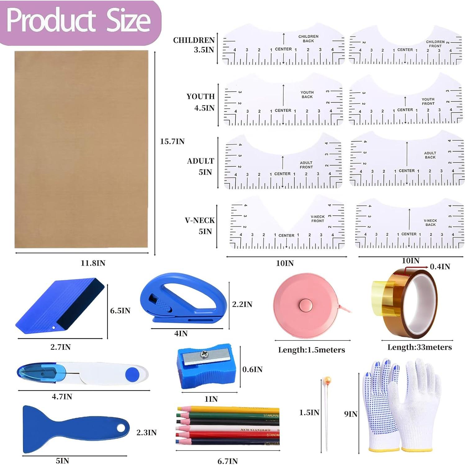 Kit de Inicio para Prensa de Calor Luxiys 30 Pcs con Accesorios