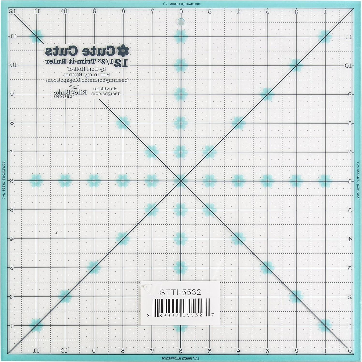 Regla Trim IT Lori Holt 31.75x31.75 cm Antideslizante