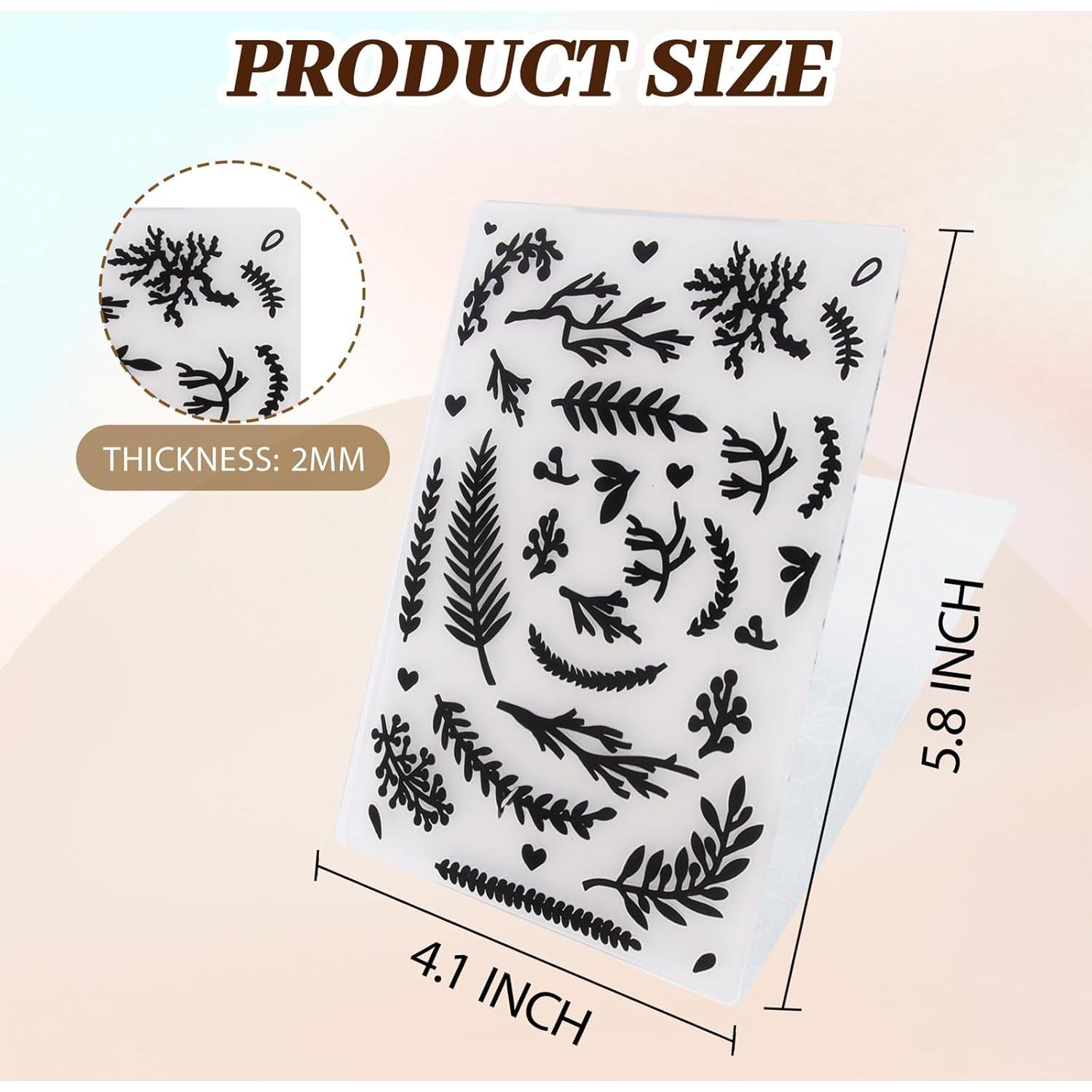 20 Carpetas de Relieve Adevar para Manualidades DIY 14.73x10.41cm