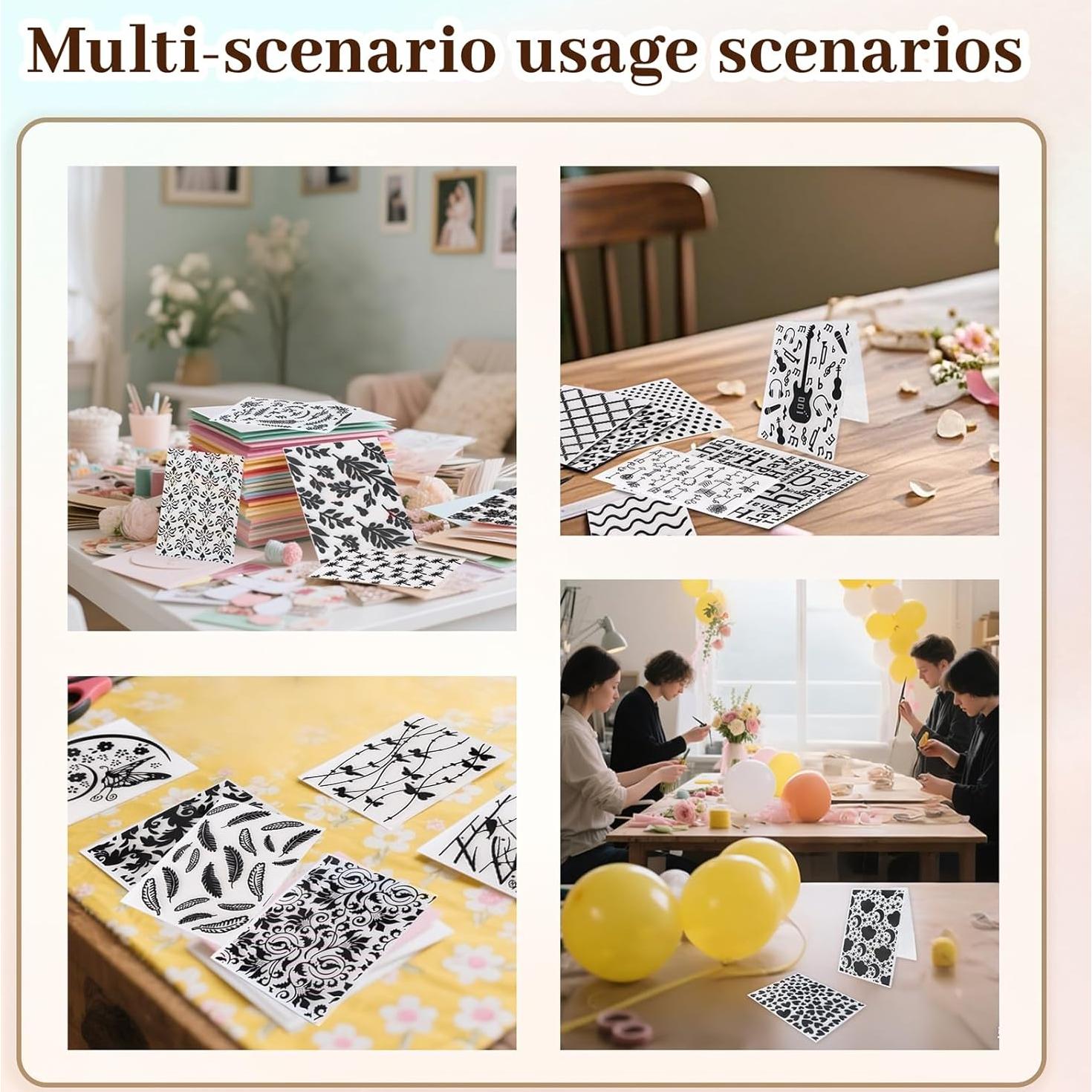 20 Carpetas de Relieve Adevar para Manualidades DIY 14.73x10.41cm