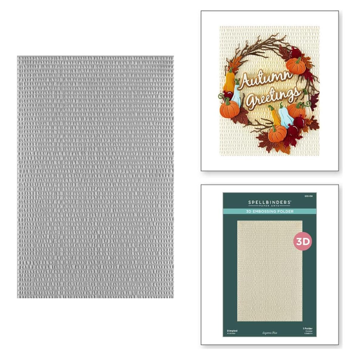Carpeta de Embossing 3D Spellbinders Dimpled 14x22 cm