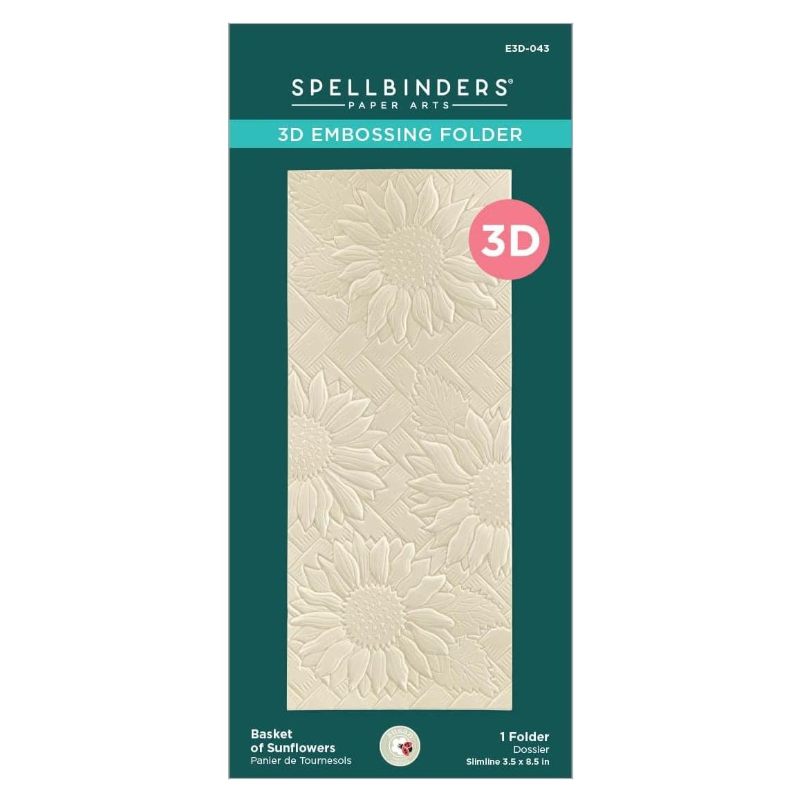 Carpeta de Embossing 3D Susan Tierney-Cockburn Girasoles 8.9x21.6cm