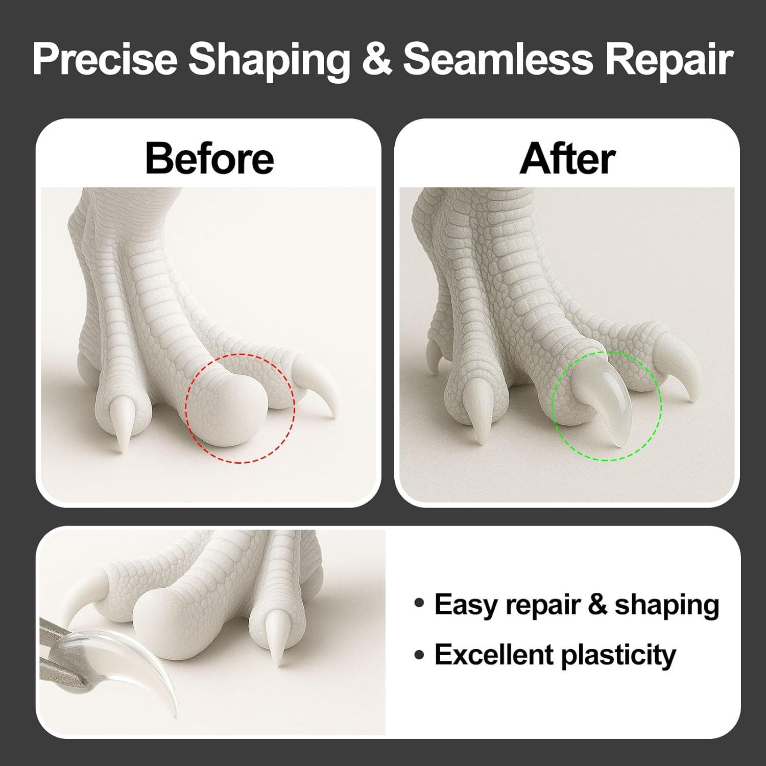 Masilla de Curado UV 100g 1DFAUL - Adhesivo Multiusos Rápido