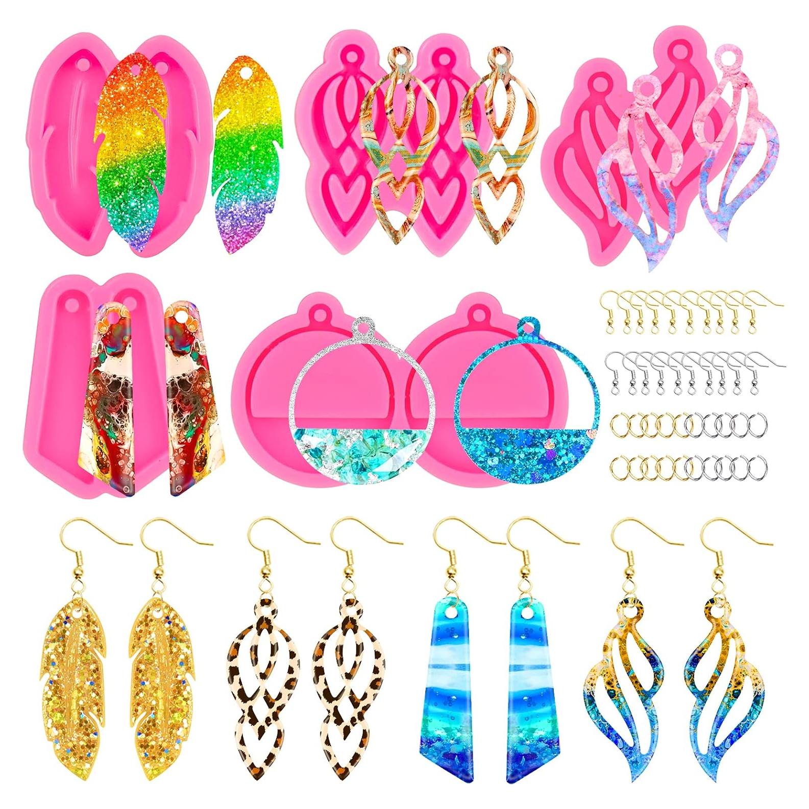 Kit de Moldes de Joyería de Resina Mity Rain 95 Piezas