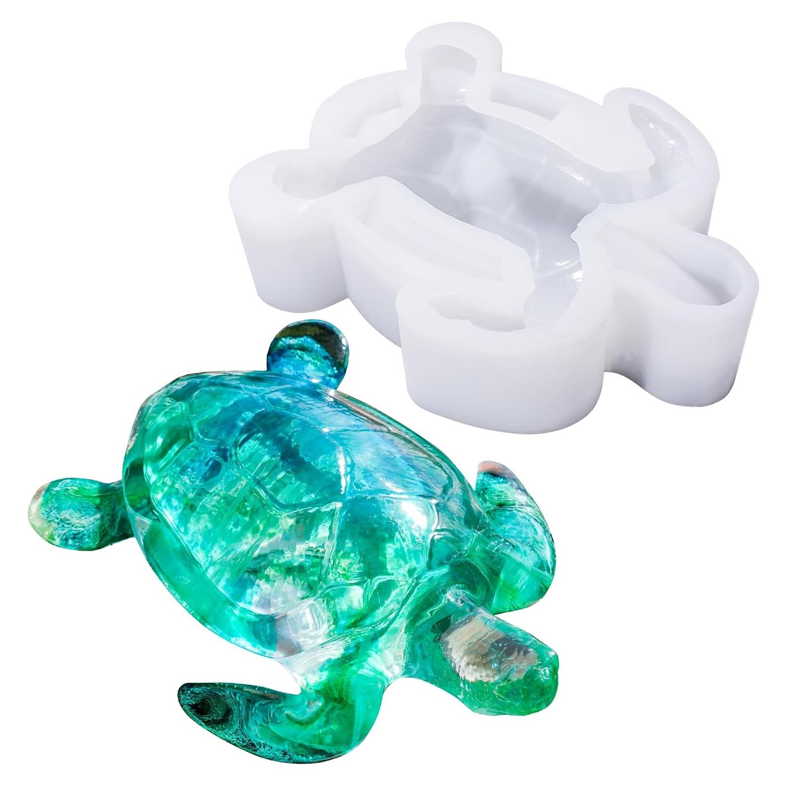 Molde de Resina Epóxica Tortuga LET'S RESIN 17.1x13.6cm