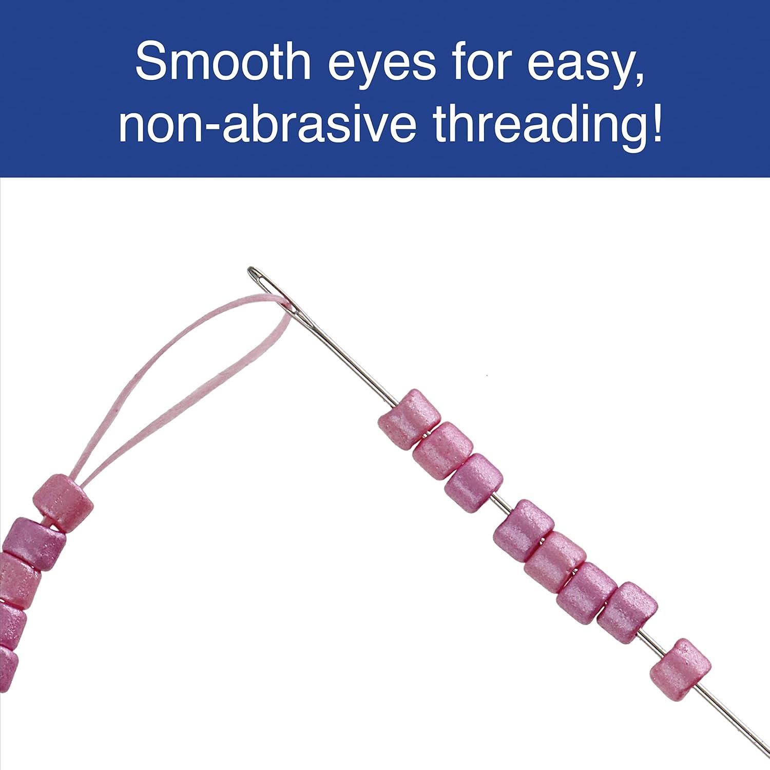 Agujas de Beading The Beadsmith #12 - Paquete de 25 - Acero