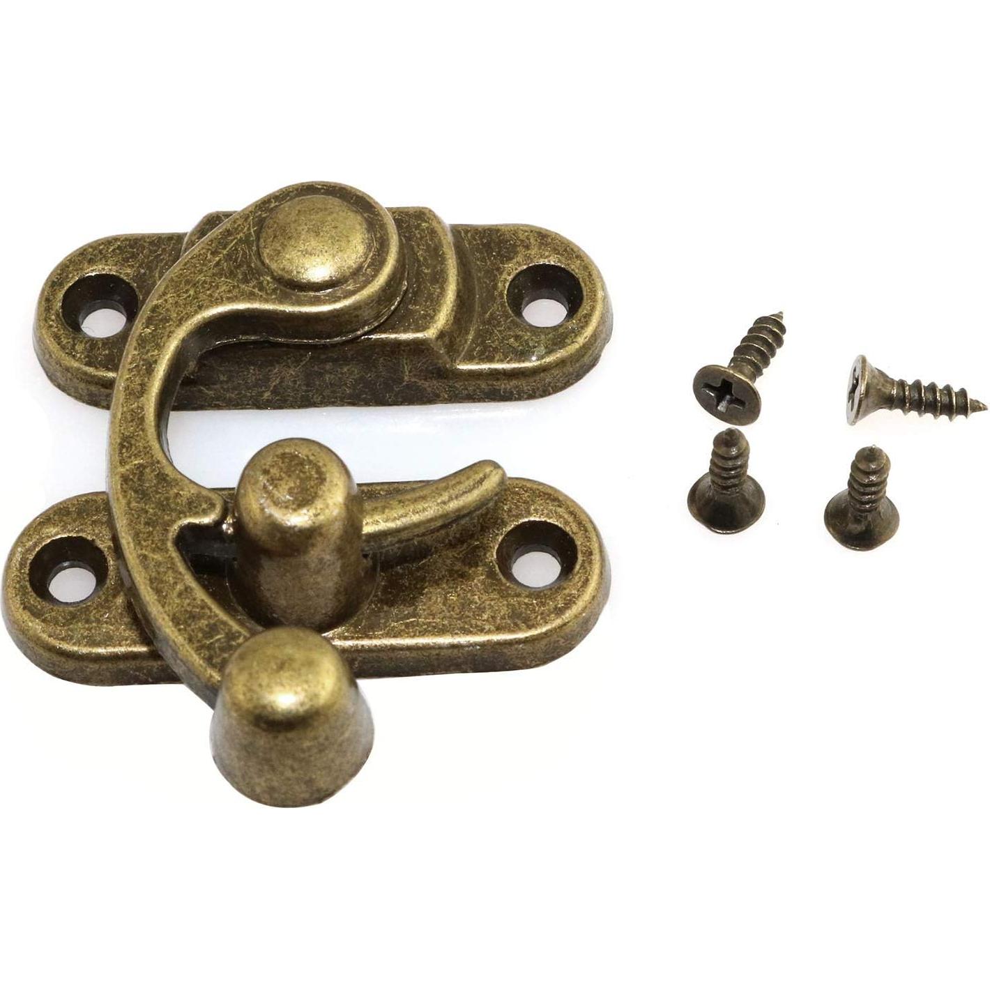 Pestillos de Brazo Oscilante Vintage RuiLing 42x37mm Bronce