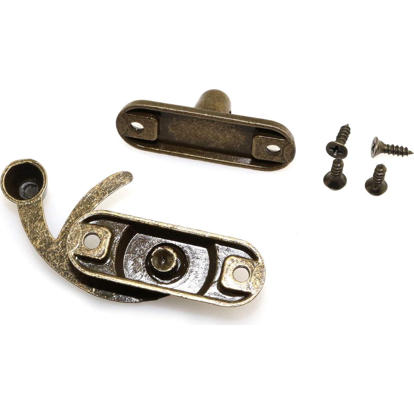 Pestillos de Brazo Oscilante Vintage RuiLing 42x37mm Bronce