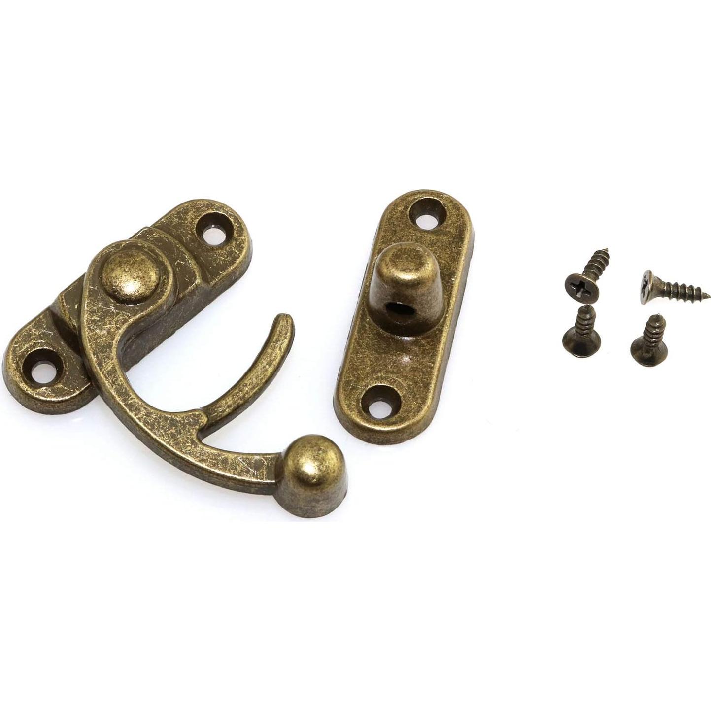 Pestillos de Brazo Oscilante Vintage RuiLing 42x37mm Bronce