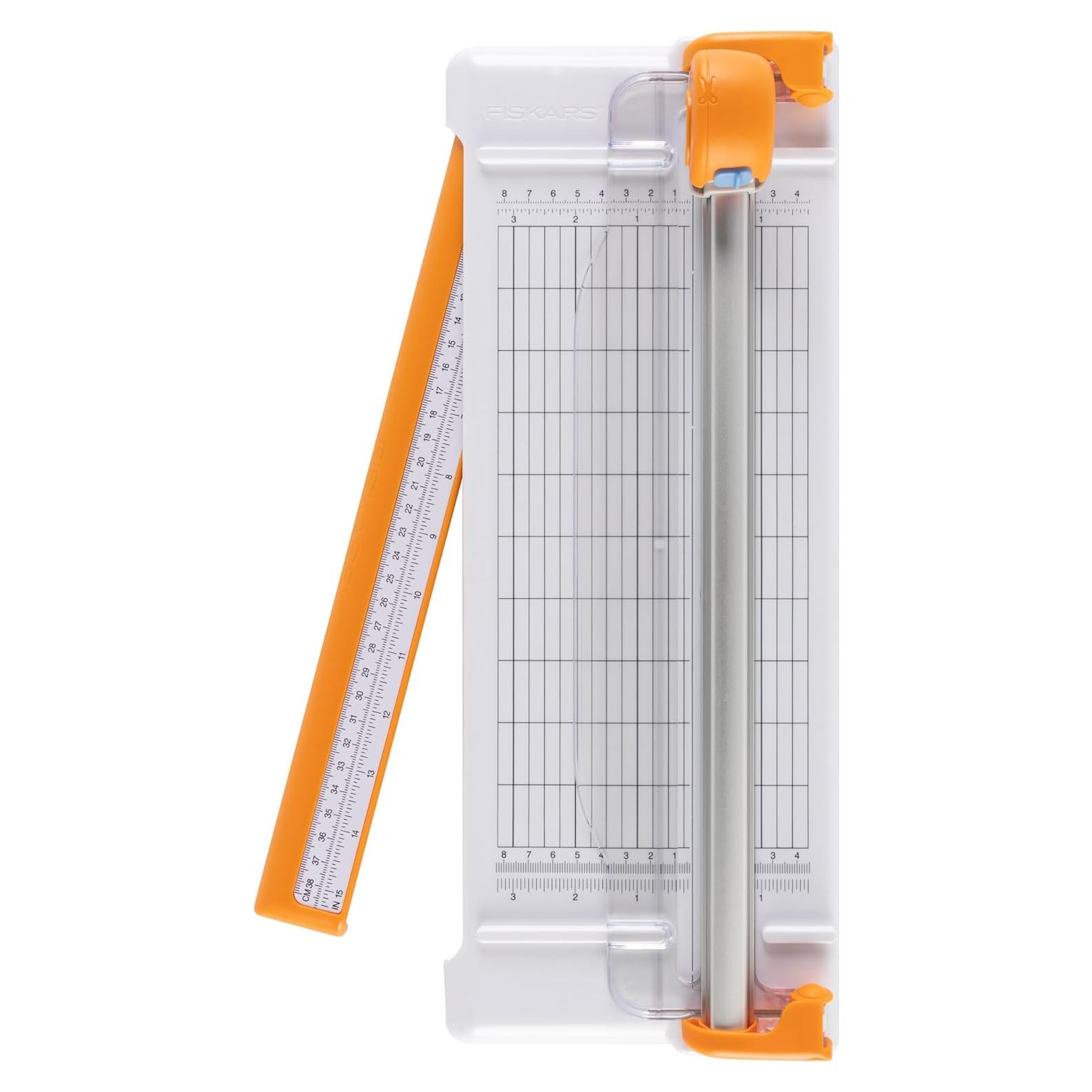 Cortadora de Papel Rotativa Fiskars 12" (30.48 cm) Portátil