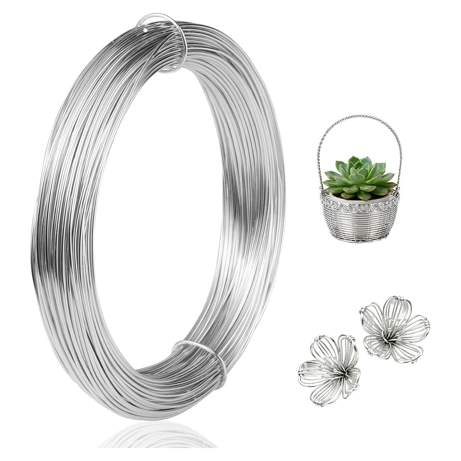 Alambre de Artesanía de Aluminio 1mm 30m XLAR para Joyas y Decoración