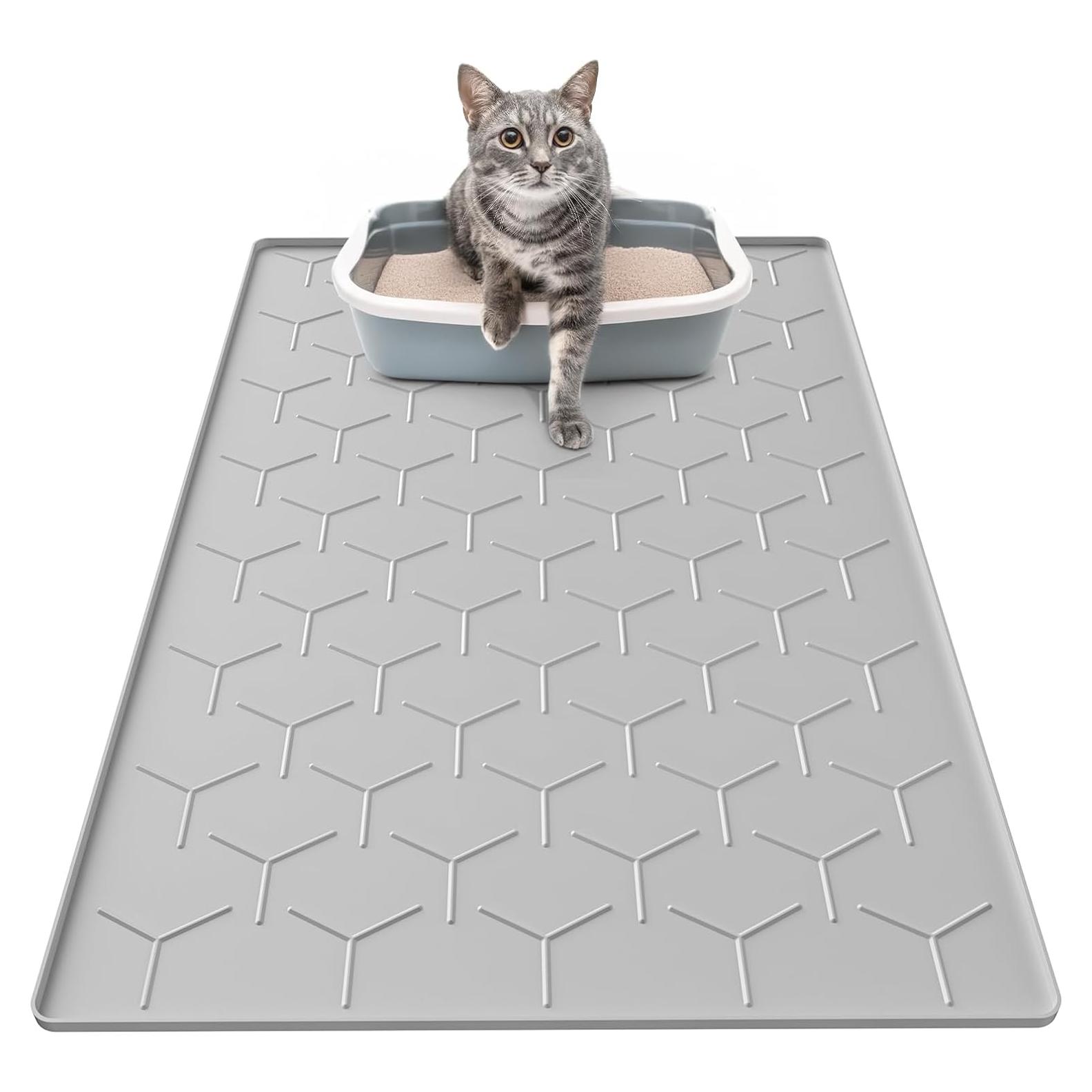 Alfombra para Gato Garoopion Grande 86.36x55.88cm Gris