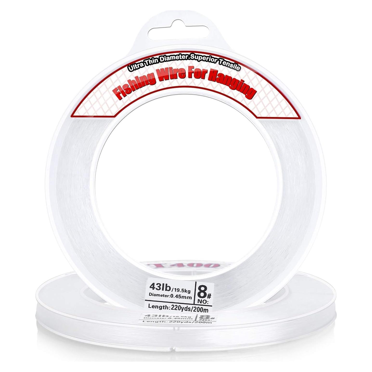 Hilo de Pesca Transparente Acejoz 200m 0.45mm 18kg Nylon