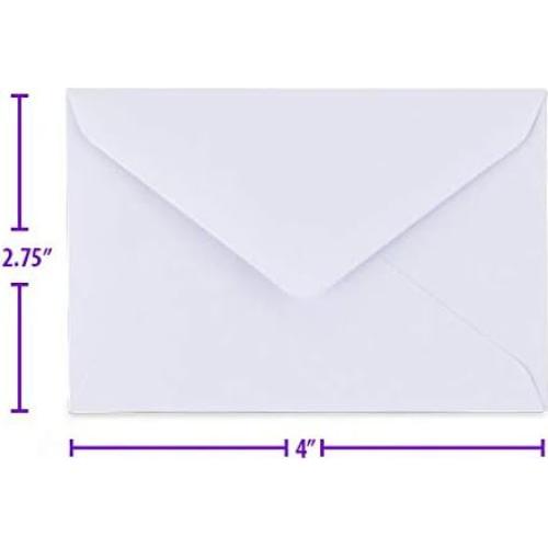 Mini Sobres de Colores Asortidos Purple Q Crafts 60 Paquete