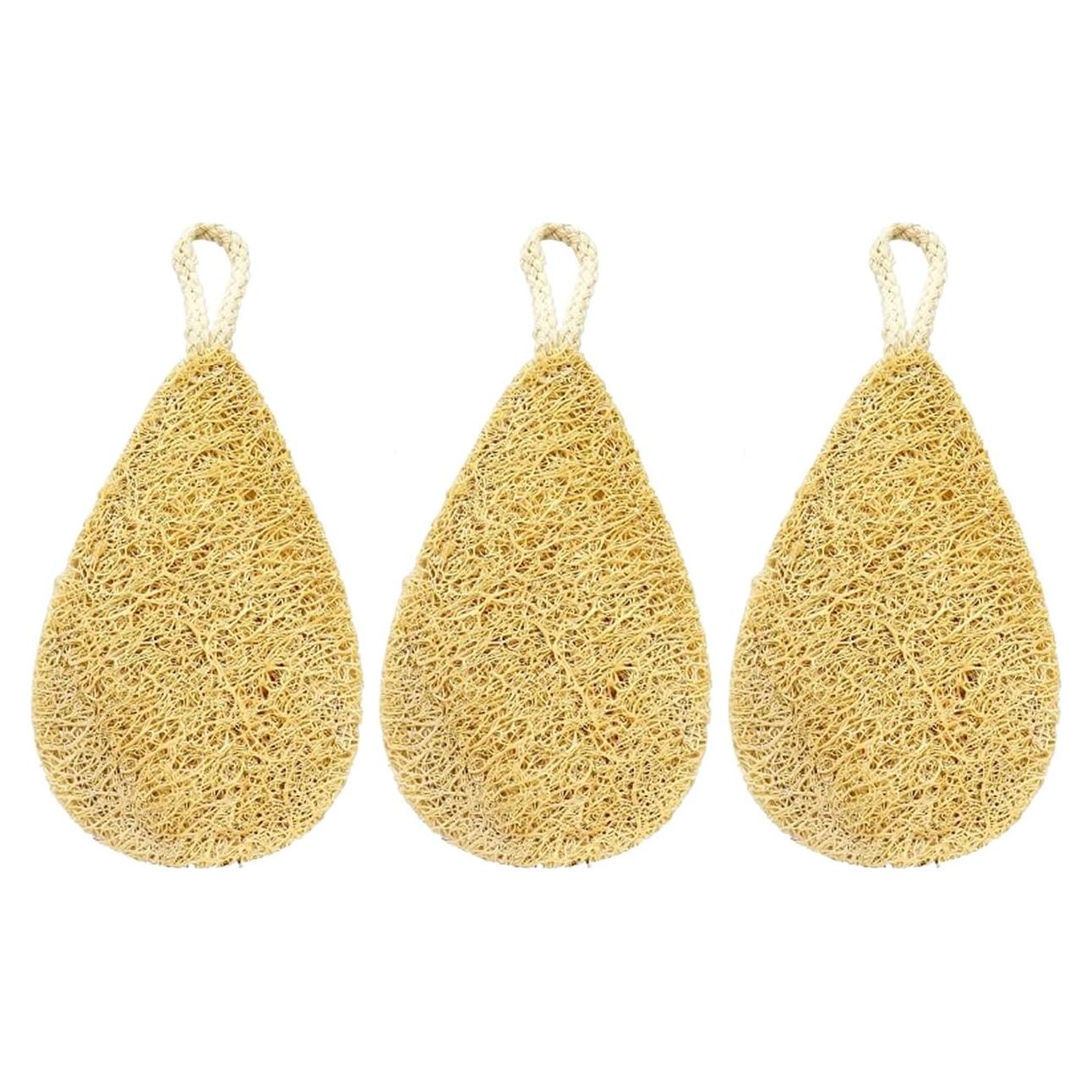 Esponjas de Lufa Natural FRTIM - Paquete de 3 Biodegradables