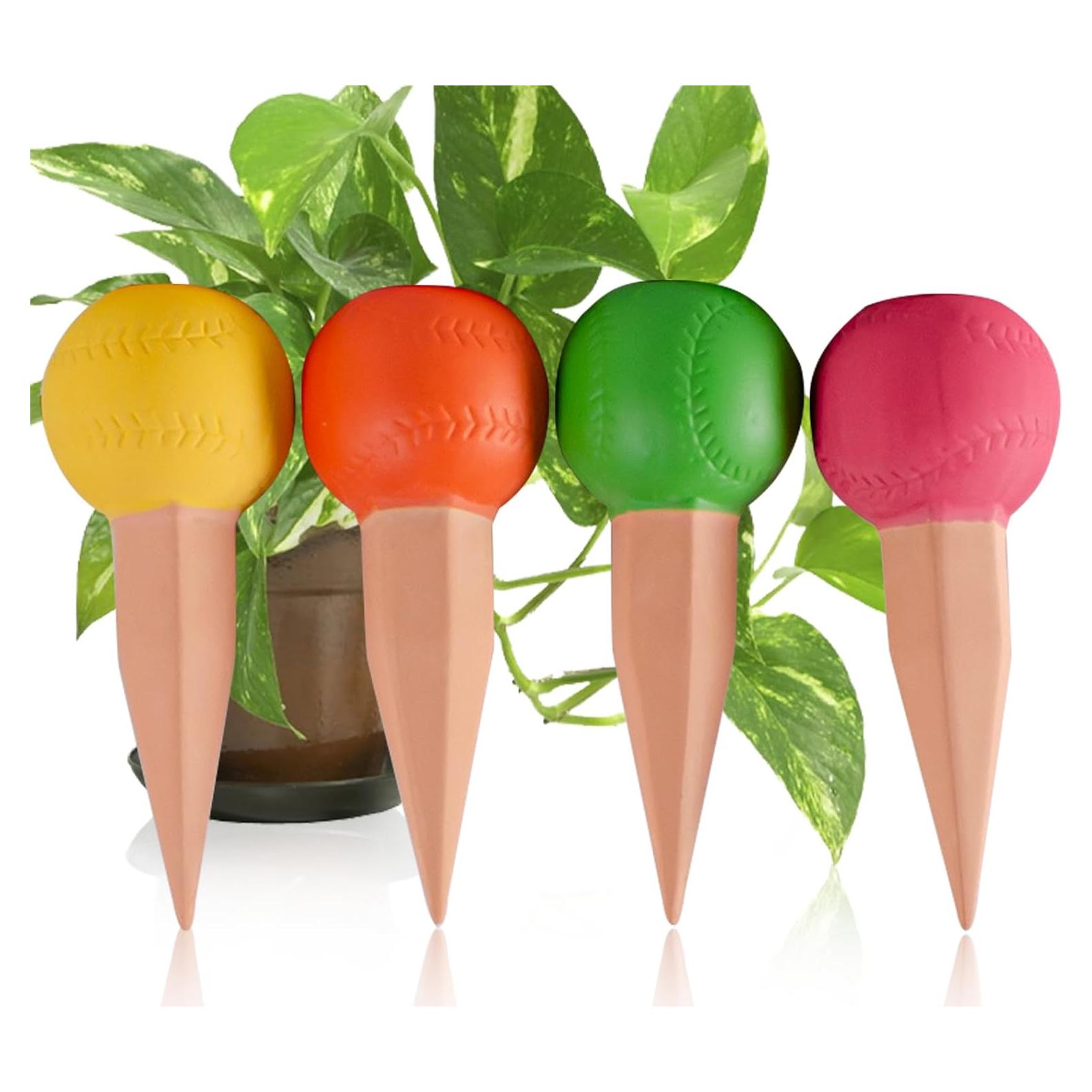 Picos de Riego de Terracota RoseFlower 150ml - 4 Pcs