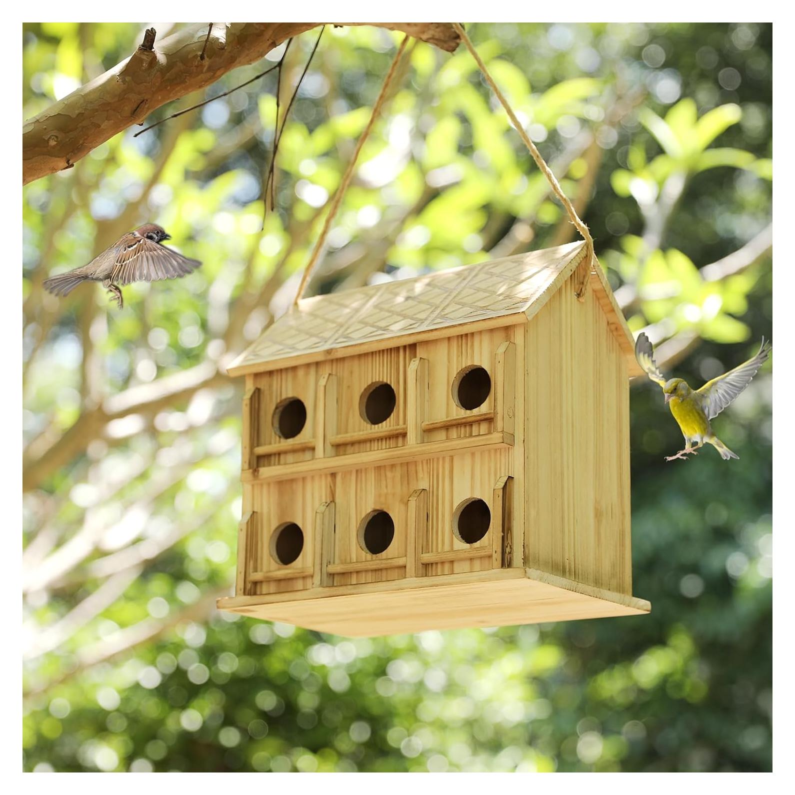 Casa para Aves de Madera Cedro YY-1 para 12 Familias