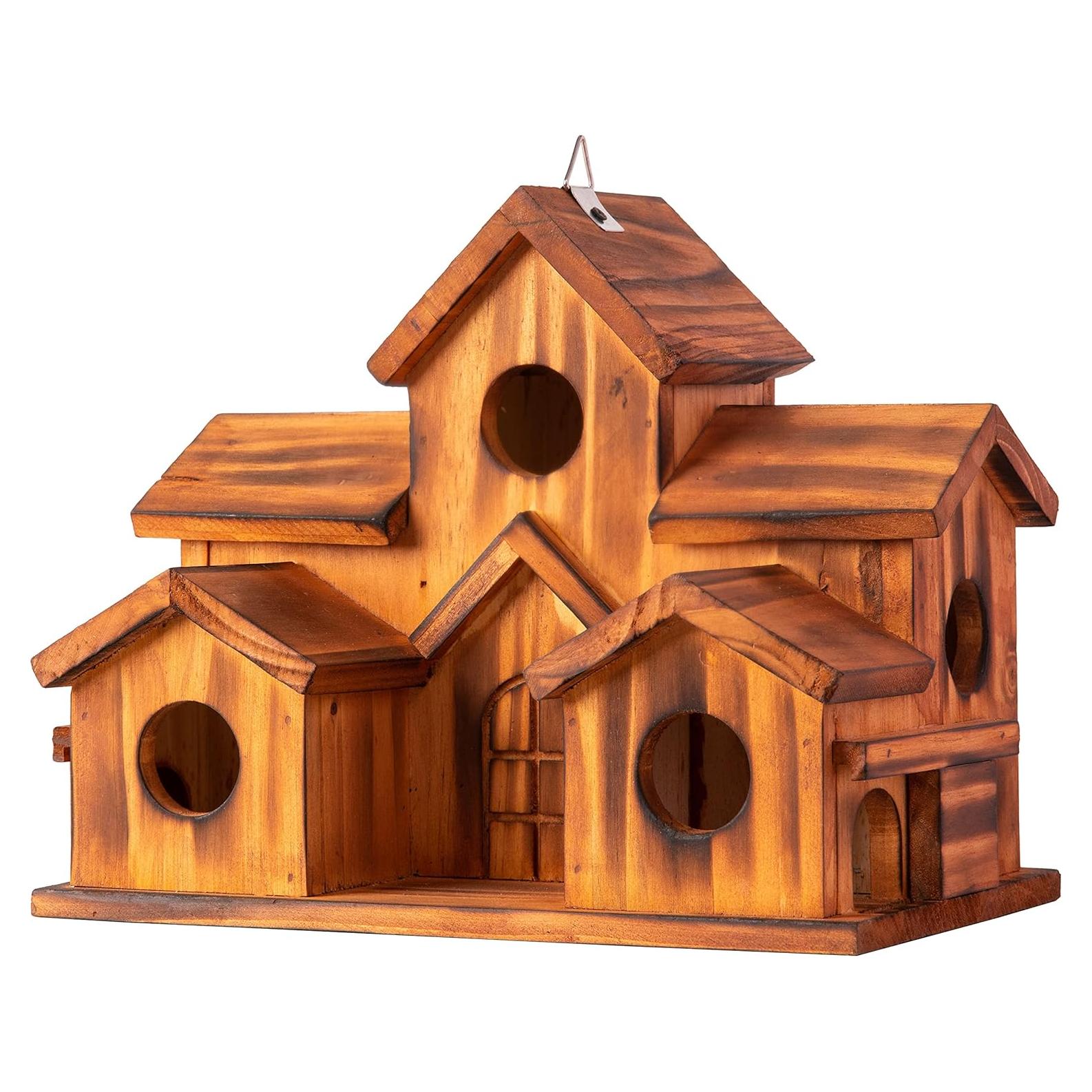 Casa de Aves Colgante COLEBA 5 Habitaciones de Madera de Pino