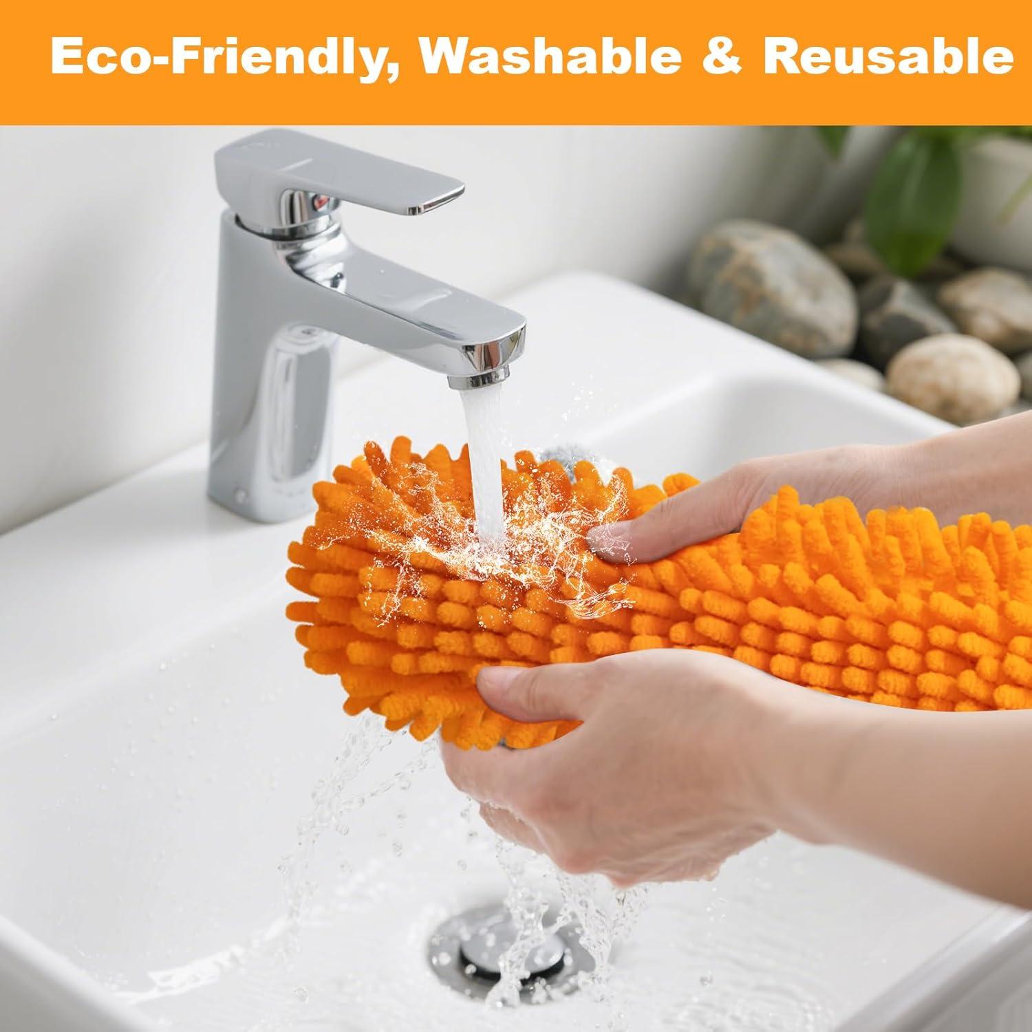 Duster de Microfibra Bryquelin 40.64 cm Mango Largo Lavable