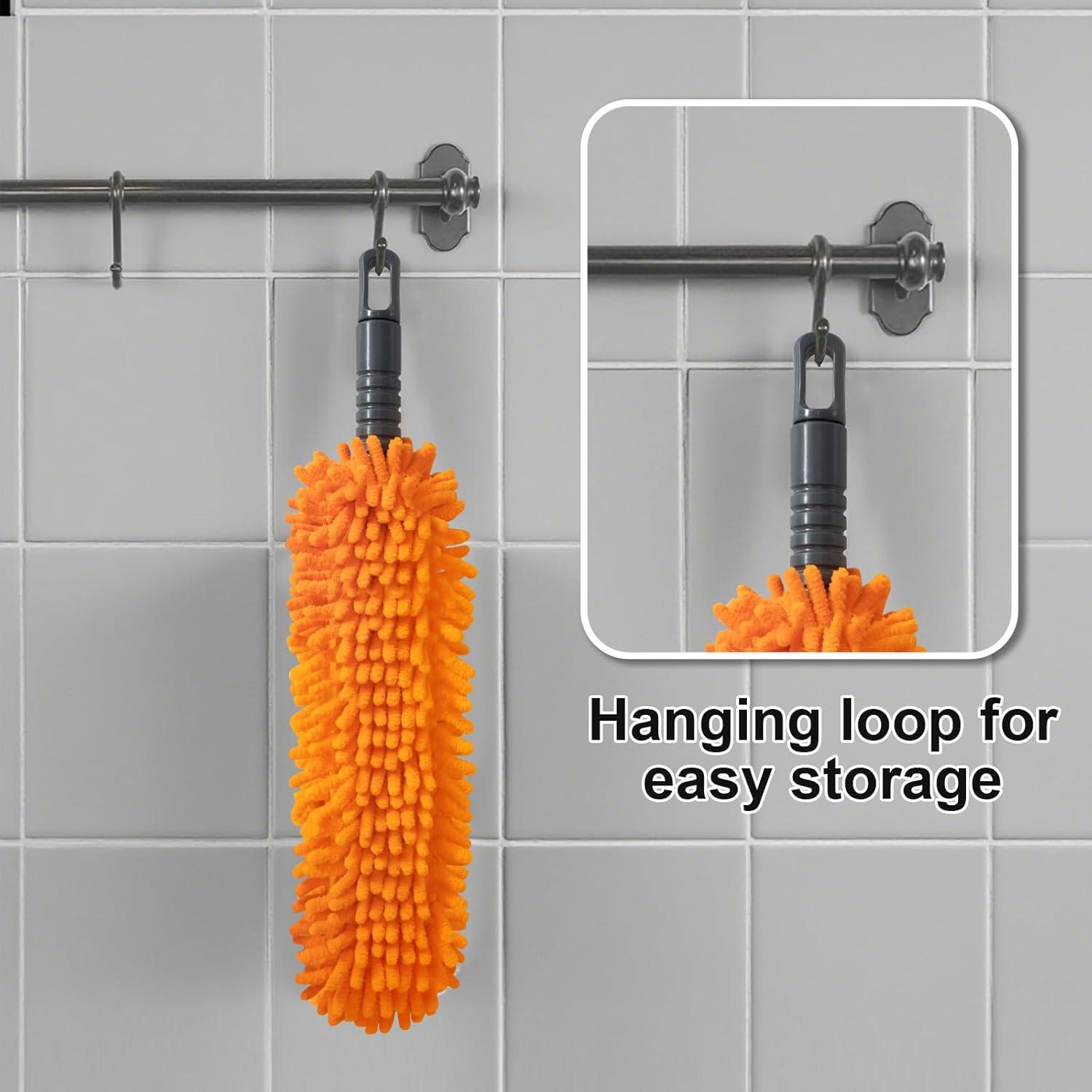 Duster de Microfibra Bryquelin 40.64 cm Mango Largo Lavable