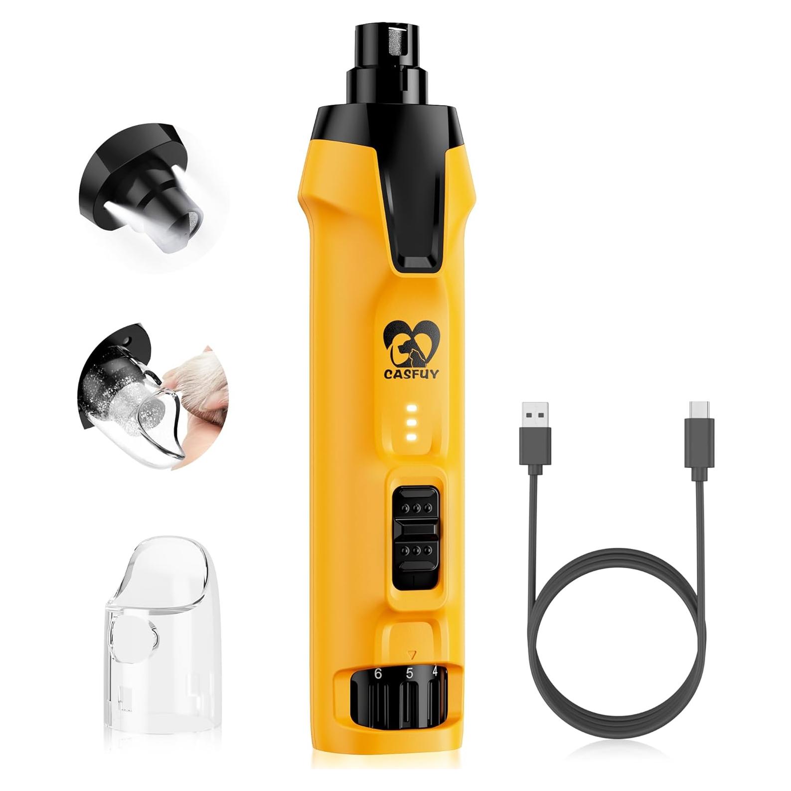 Molinillo de Uñas Eléctrico Casfuy N70 - 6 Velocidades, 2000mAh