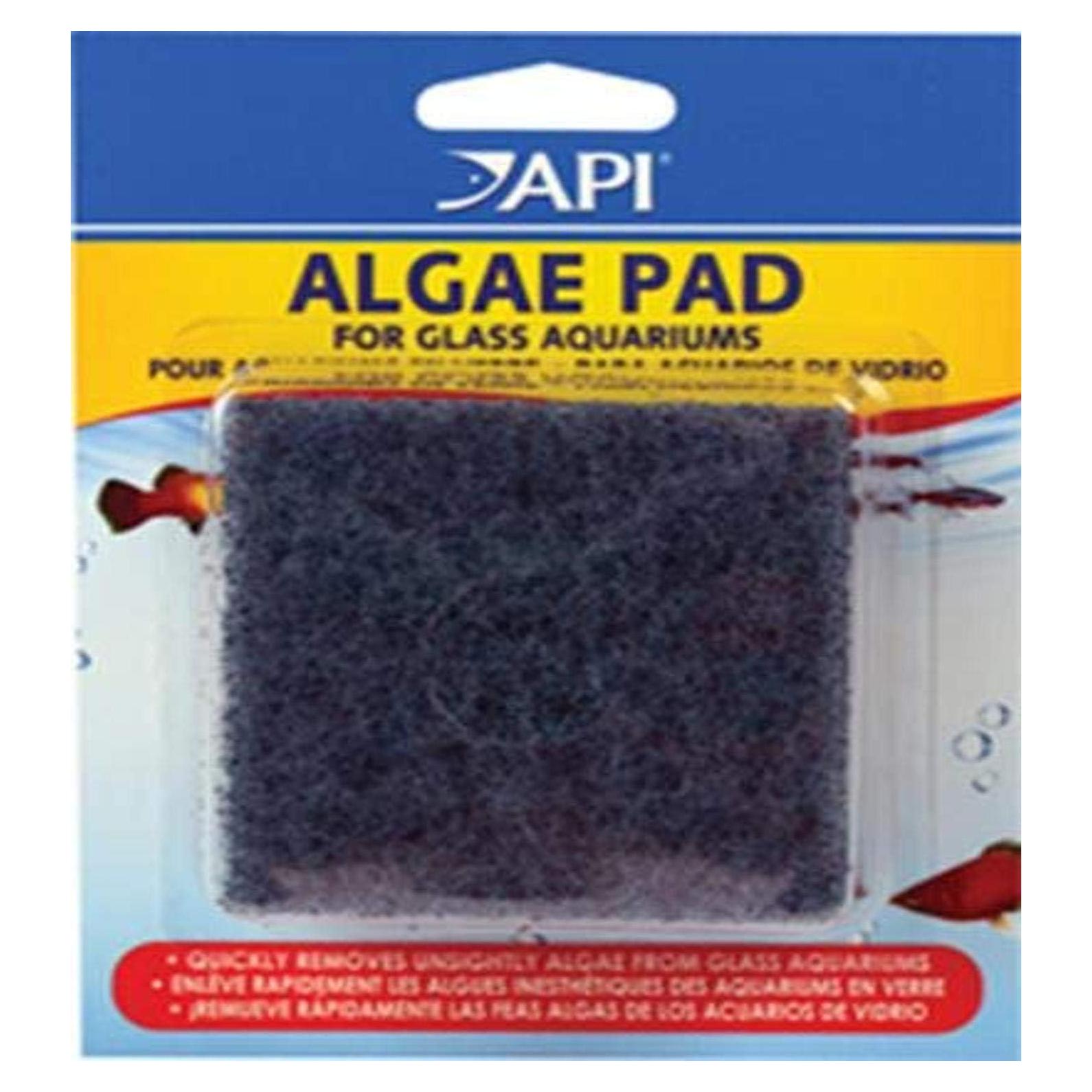 Almohadilla de Algas API para Acuarios de Vidrio 24 cm