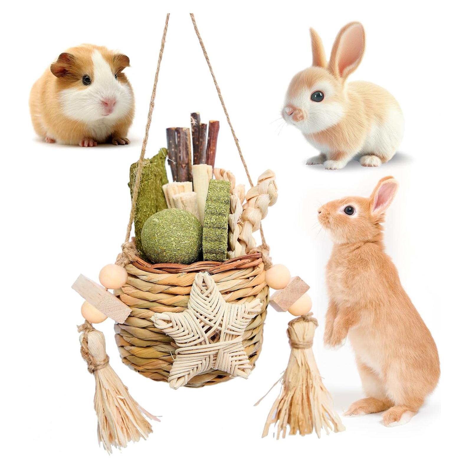 Cesta de Juguete Masticable Jorewood para Roedores 12.7x20.3cm