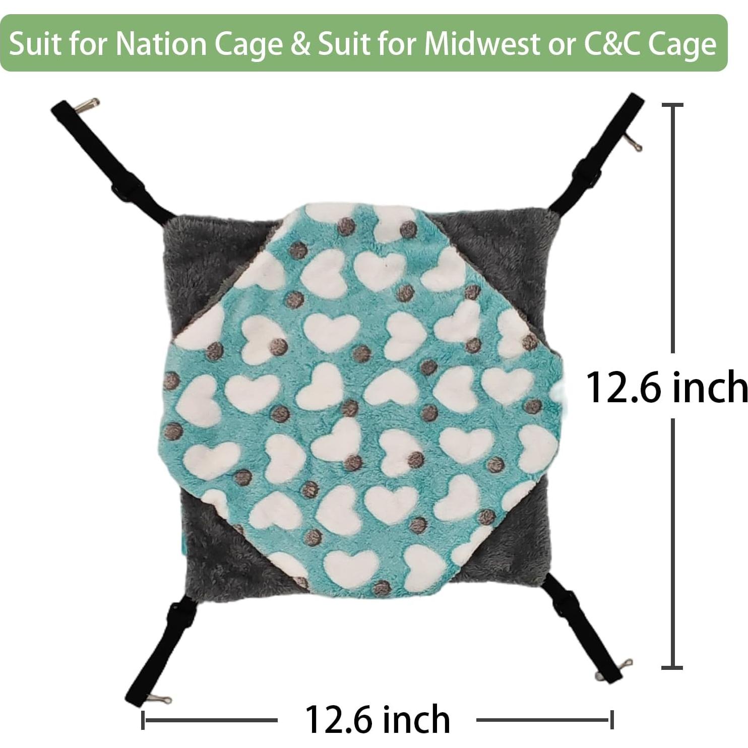 Hamaca Ajustable para Mascotas Rgbpro 32cm Doble Cara Verde