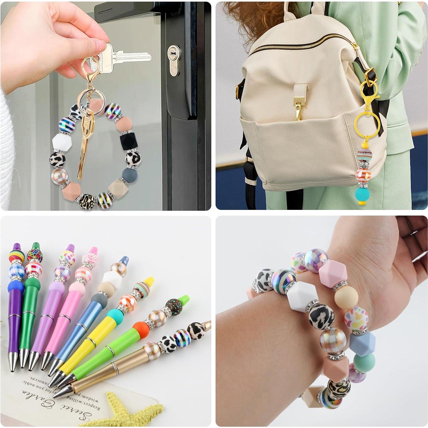 Set de 100 Perlas de Silicona Kovict Multicolor 10-15mm DIY