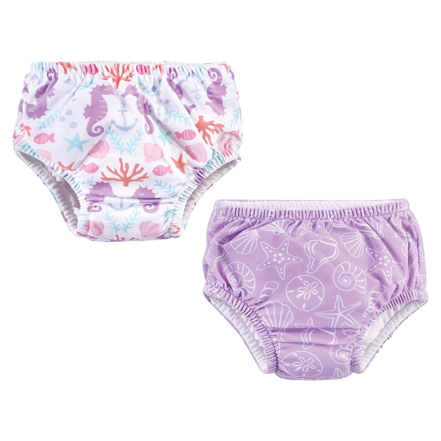 Pañales de Natación Hudson Baby Unisex 6-12 Meses Conchas Marinas