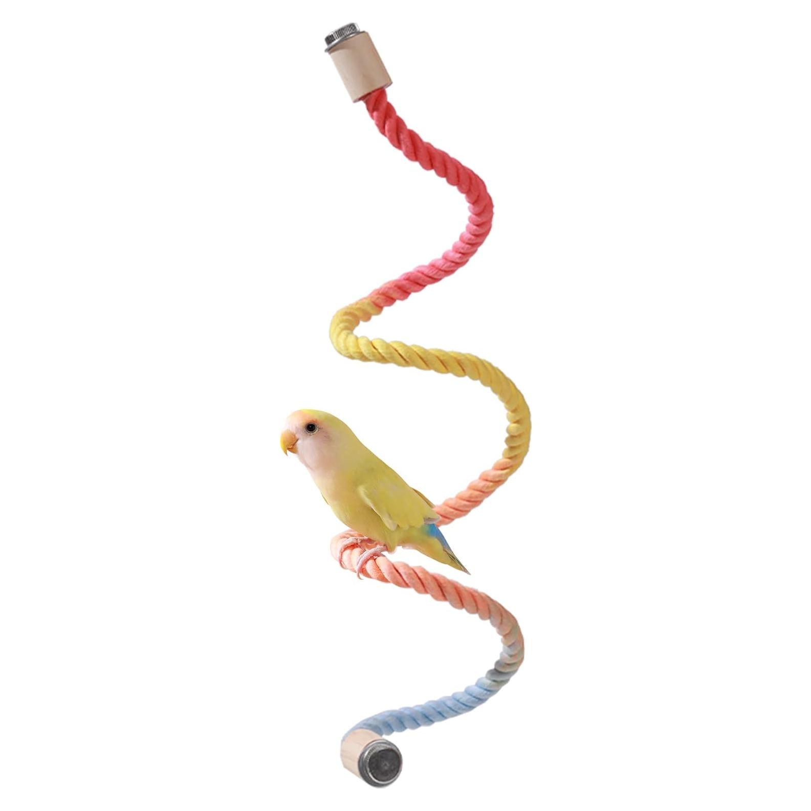 Percha de Cuerda Multicolor Tafit 100 cm para Aves